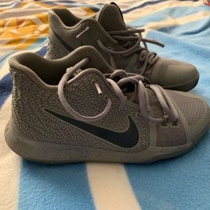 Nike Kids' Gray Basketball Shoes